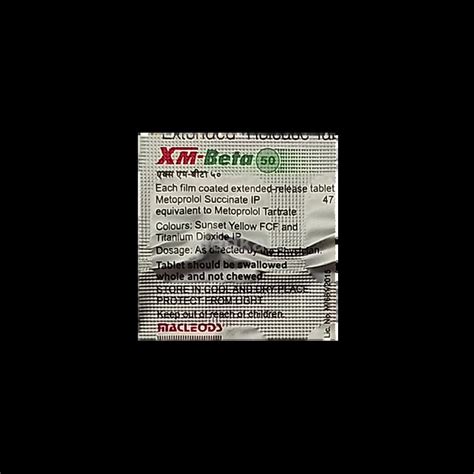 XM BETA 50MG TABLET 10'S Price, Uses, Side Effects & Substitutes | Medkart