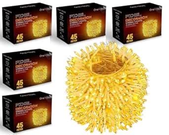 Buy One94Store 45 Meter 144 LED Waterproof Copper Wire String Fairy ...