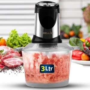 iBELL 340H Meat Grinder Mincer, Large Size, 3L Stainless Steel Keema ...