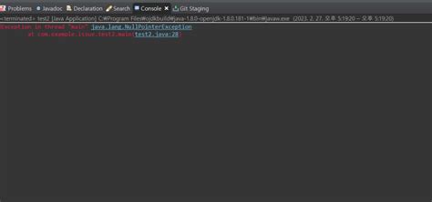 Null pointer Error 的图像结果