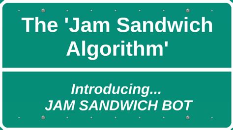 Image result for Making a Sandwich Algorithm