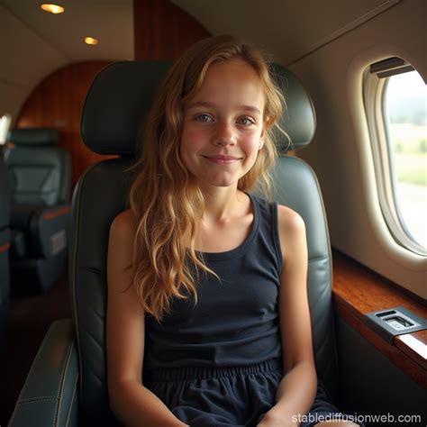 Greta Thunberg in Private Jet | Stable Diffusion Online