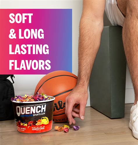 Snapklik.com : Quench Gum Variety Bucket, Electrolytes Chewing Gum For ...