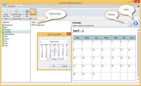 Image result for Insert Planner Calendar in OneNote