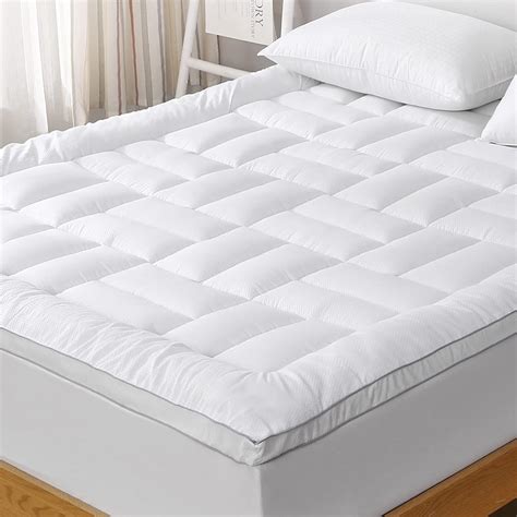 Amazon.com: Extra Thick Mattress Topper King Size, Pillow Top King ...