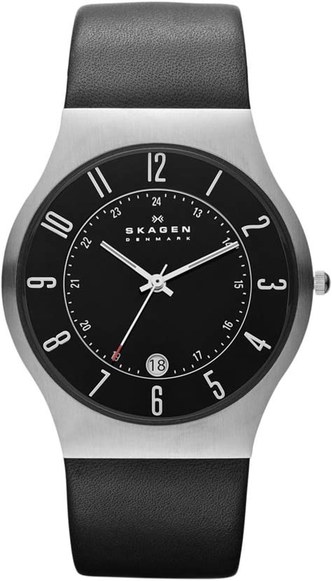Skagen Classic Analog Black Dial Men's Watch-233XXLSLB : Skagen: Amazon ...