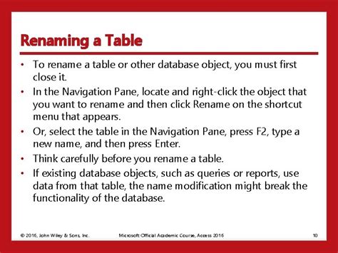 Image result for Access Modifying Tables