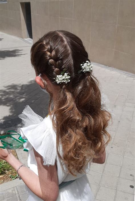 Top 10 peinados comunión para niñas | Quémono