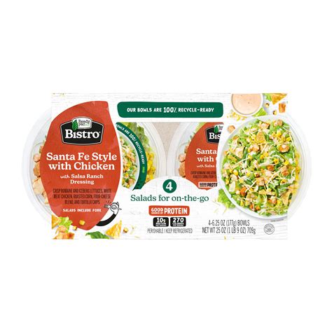 READY PAC SALAD SANTA FE STYLE BOWLS 4 CT - $12.49 at Costco