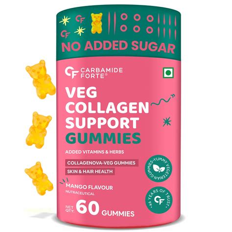Veg Collagen Support Gummies – For Skin Glow & Hair Strength ...