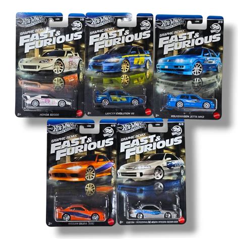 Buy HOTWHEELS SILVER SERIES FAST & FURIOUS SET OF 5 (IMPORTED) 1:64 ...