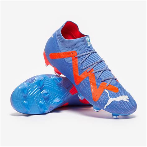 Puma Future Ultimate FG/AG - Blue Glimmer/Puma White/Puma Ultra Orange ...