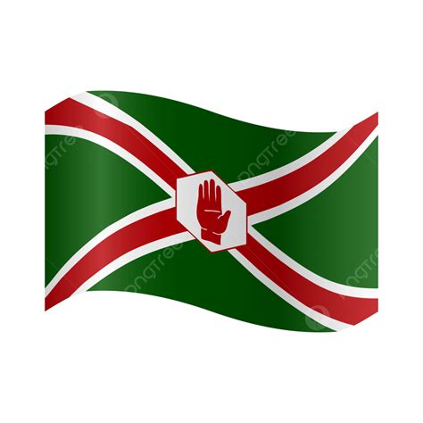 Vector Realistic Of Northern Ireland Flag, Northern, Ireland, Flag PNG ...