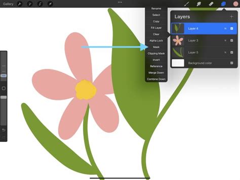 Procreate Clipping Mask 的图像结果