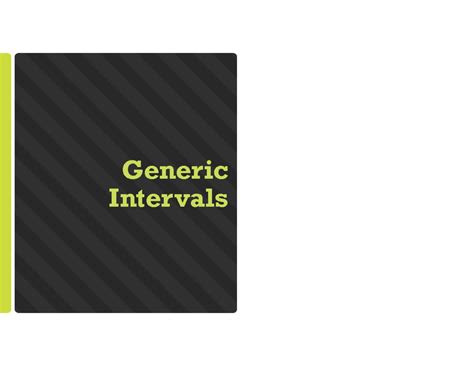 Image result for Generic Intervals