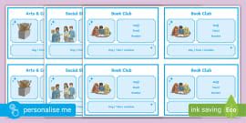 KS2 After School Club Information Posters