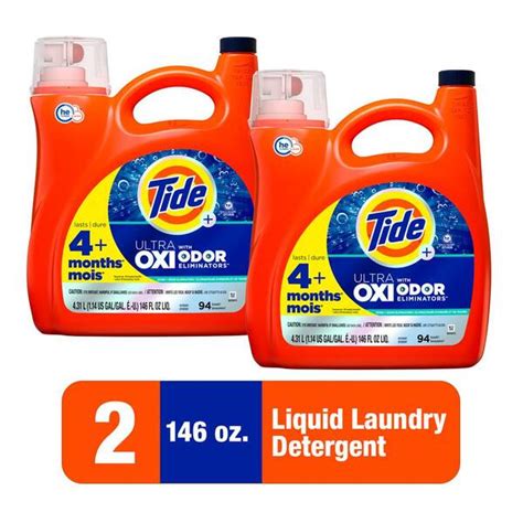 Tide Ultra Oxi Liquid Laundry Detergent Multi-Pack - 146 India | Ubuy