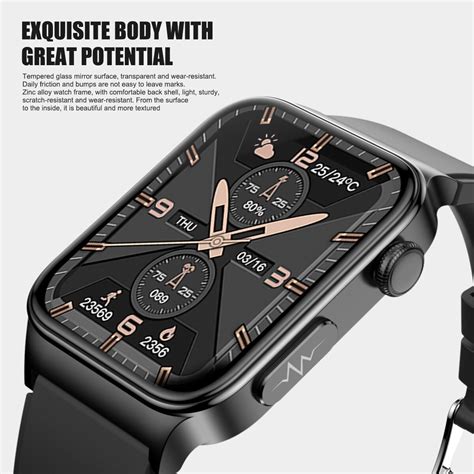 USA Smart Watch E500 Blood Glucose ECG Monitoring | Ubuy India