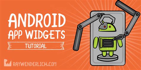 Android Widgets Tutorial 的图像结果