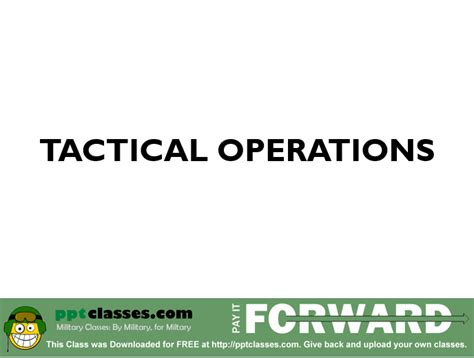 Image result for Tactical Operations