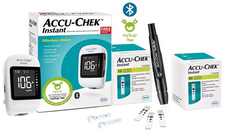 Accu-Chek Instant Meter with 10 strips + Accu-Chek Instant 50 Strips ...