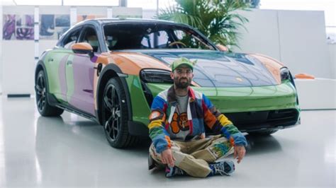 New art car: sneaker design meets electric sports car - Porsche Newsroom