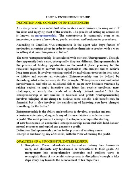 Entrepreneurship Module 1 PDF 的图像结果