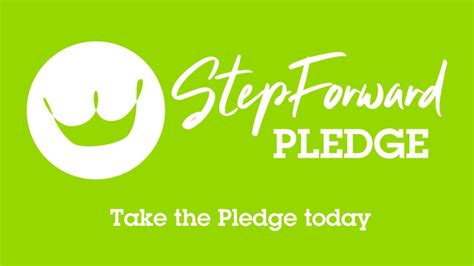Image result for Step Forward Pledge Logo