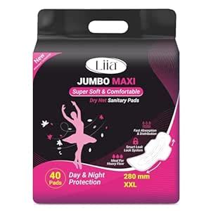 Buy Extra Dry & Soft Antibacterial Sanitary Pads (100% leakage Proof ...