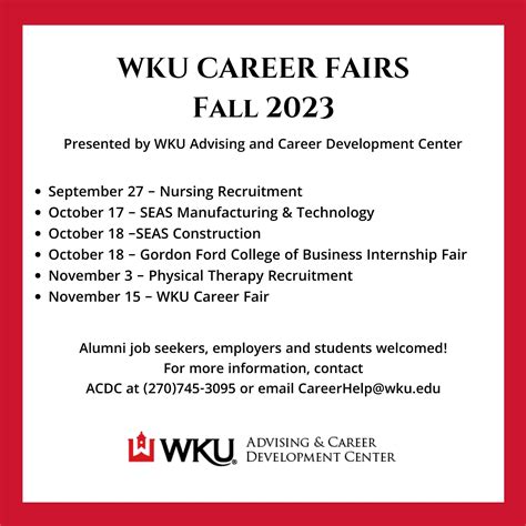 WKU Career Fairs | The WKU Parent & Family Portal