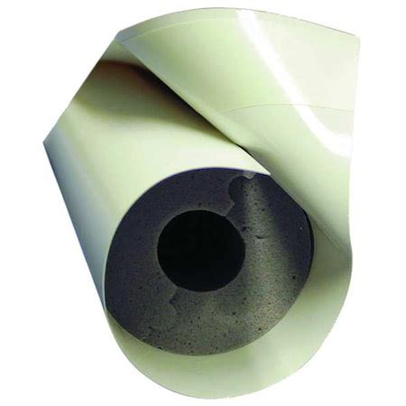 Techlite Insulation Pipe Insulation, 2-1/8" OD, 4 ft. L, Melamine Foam ...