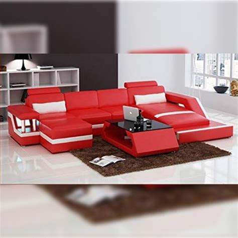 L Shape Sofa Set: -Luxury Unique Sectional , Lounger, Ottoman Sofa(Bla ...