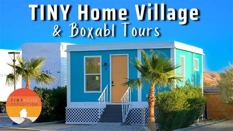 California's new tiny home community & Boxabl tiny house tour!
