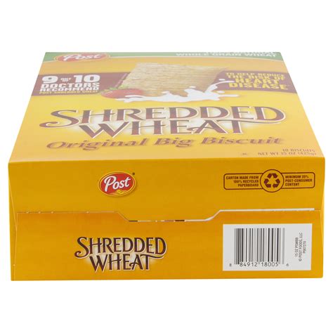 Post Shredded Wheat Big Biscuit Cereal 15 oz | Shipt