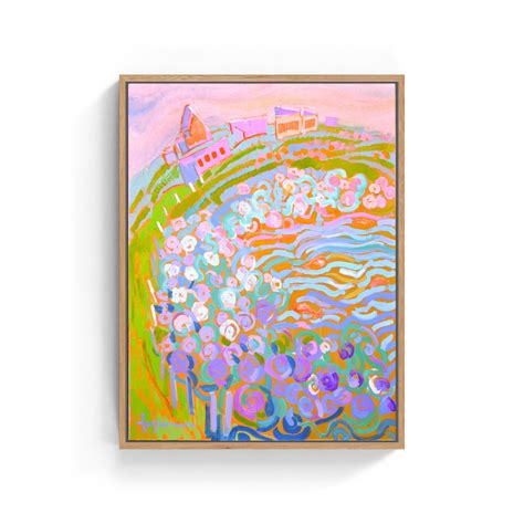 Buy Vibrant Garden Melody, Abstract Painting Wall Art Online at Best ...