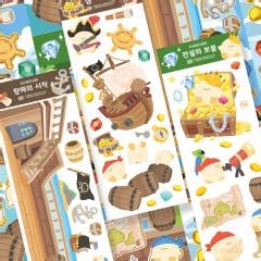 Pimp and Pirate Seal Stickers - 3 Types (1) - maccaron
