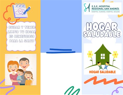 Triptico Salud Mental Creativo Ilustrado Colorido - si no tenemos un ...