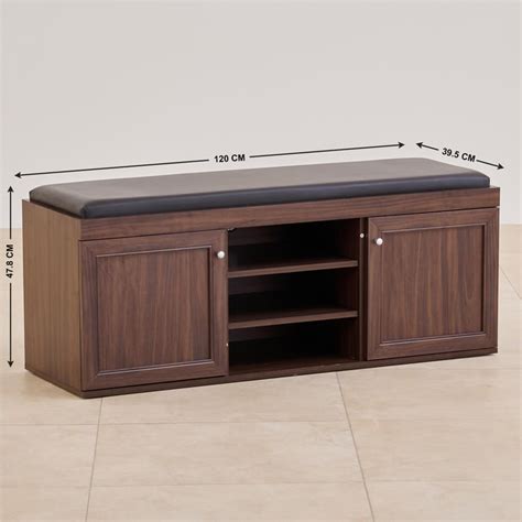 Buy (Refurbished) Lewis 18 Pairs Shoes Cabinet with Cushion Seat ...