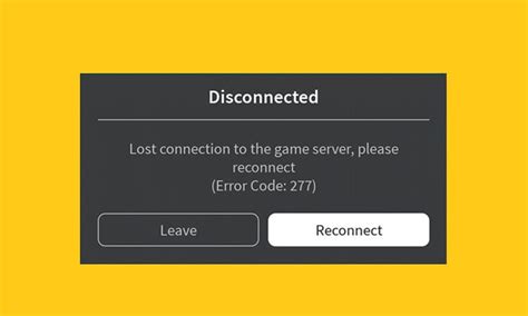Image result for Roblox Error Code 277 PC Fix