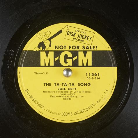The Ta-Ta-Ta Song : Joel Grey : Free Download, Borrow, and Streaming ...