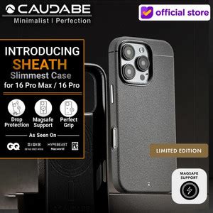 Promo Caudabe Sheath Case iPhone 16 Pro Max / 16 Pro / 16 Plus - Slim ...