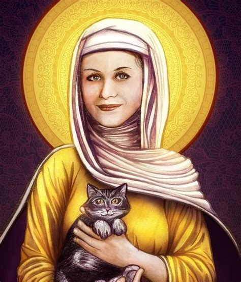 Saint Gertrude of Nivelles, Religious Icons, Catholic Women, Patron St ...