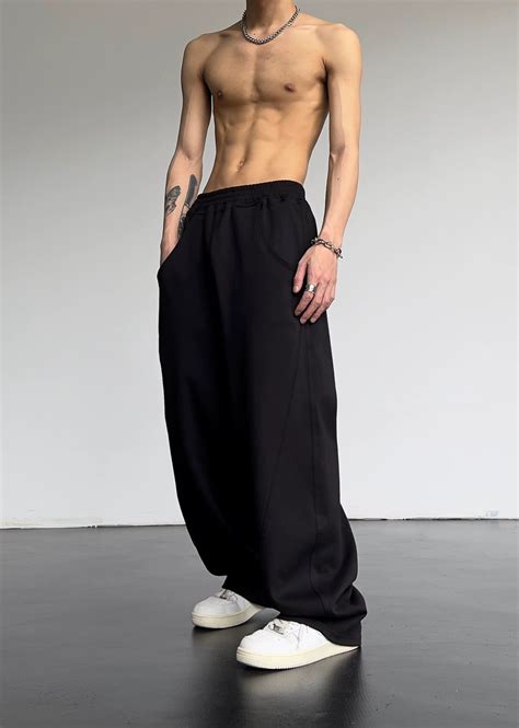 Wide Leg Sweatpants WN5688 | Erkek tarzları, Kıyafet postları, Kaslı ...