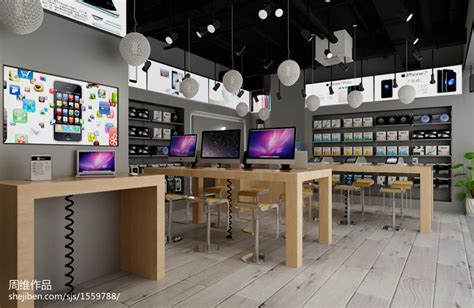 苹果手机店|空间|室内设计|已夏设计 - 原创作品 - 站酷 (ZCOOL)