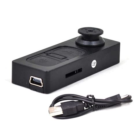 Buy SIRGAWAIN Spy Camera Button Mini HD Indoor Audio Video Recorder ...