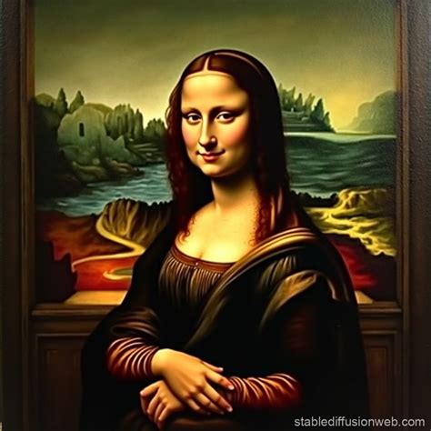 Disney Disney-inspired Mona Lisa Painting | Stable Diffusion Online