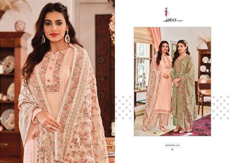 Eba Mustard Vol 2 Chinon Embroidered Salwar Suit