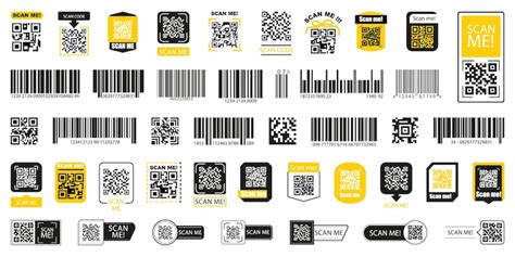 Qr code element collection set of scan me qr code scan qr code frames ...