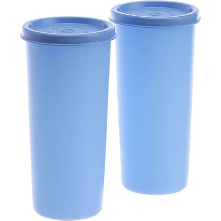 Tupperware Plastic Jumbo Tumblers Set (470ml, 212, Assorted) - Set of 4 ...