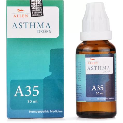 Allen A35 Asthma Drops – Homeopathic Relief for Bronchial Asthma ...
